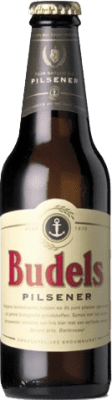 81,95 € Envio grátis | Caixa de 24 unidades Cerveja Budels Pilsner Bio Países Baixos Garrafa Terço 30 cl
