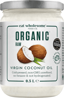 8,95 € Free Shipping | Cooking Oil Eat Wholesome Coco Virgen Orgánico United Kingdom Medium Bottle 50 cl