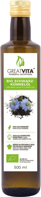 36,95 € Envoi gratuit | Huile de Cuisson Mea Vita Comino Negro Orgánico Egypte Biologique Bouteille Medium 50 cl