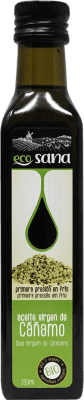 13,95 € Envío gratis | Aceite de Cocina Drasanvi Ecosana Cáñamo Virgen Bio Castilla y León España Botellín 25 cl