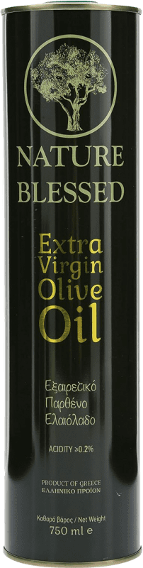 31,95 € Envío gratis | Aceite de Oliva ‎Nature Blessed Virgen Extra Grecia Lata Especial 75 cl