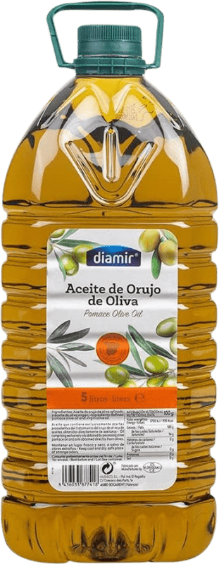 49,95 € Spedizione Gratuita | Olio d'Oliva Diamir Orujo Sansa Spagna Caraffa 5 L