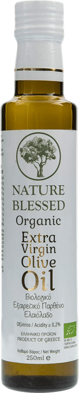 18,95 € Envío gratis | Aceite de Oliva ‎Nature Blessed Virgen Extra Ecológico Grecia Botellín 25 cl