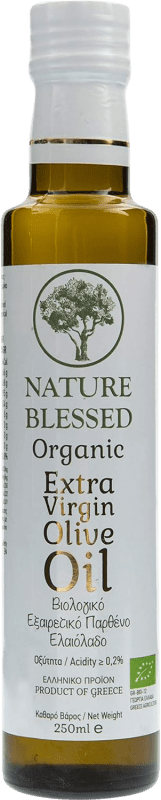 12,95 € 送料無料 | オリーブオイル Nature Blessed EVOO エキストラバージン ギリシャ Eco — エコ ビオ オーガニック 小瓶 25 cl