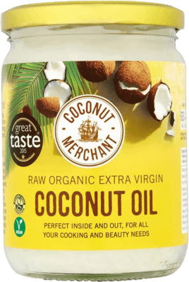 15,95 € Envio grátis | Óleo de Cozinha Coconut Coconut Virgen Extra Organic Reino Unido Garrafa Medium 50 cl