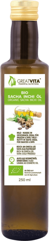 28,95 € Envoi gratuit | Huile de Cuisson Mea Vita Sacha Inchi Bio Pérou Biologique Petite Bouteille 25 cl