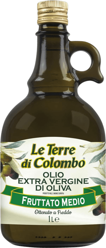 19,95 € Envoi gratuit | Huile d'Olive Le Terre di Colombo Virgen Extra Intensidad Media Italie Bouteille 1 L