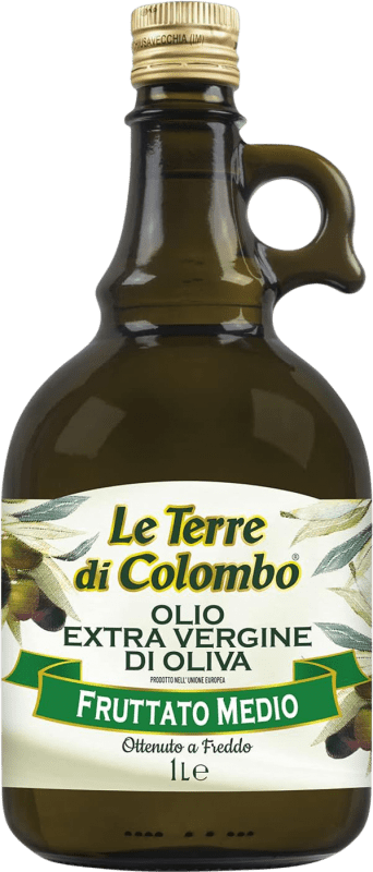 19,95 € 免费送货 | 橄榄油 Le Terre di Colombo Medium EVOO 特级初榨 意大利 1 L