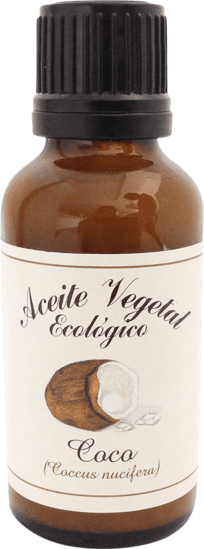 28,95 € Envio grátis | Óleo de Cozinha Labiatae. Coco Bio Espanha Biológico Garrafa Miniatura 4 cl