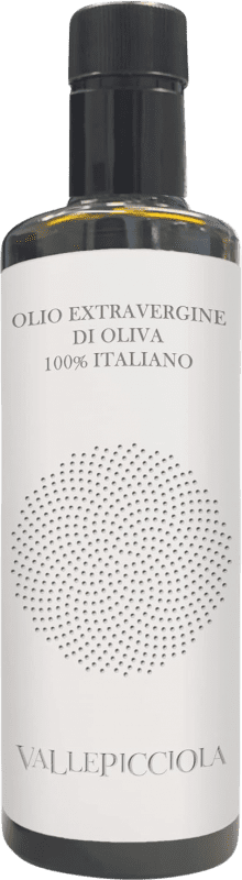 16,95 € Kostenloser Versand | Olivenöl Vallepicciola E-NOL Extra Nativ Italien Medium-Flasche 50 cl