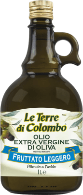 13,95 € Бесплатная доставка | Оливковое масло Le Terre di Colombo Ligero ЭВО Экстра Вирджин Италия 1 L