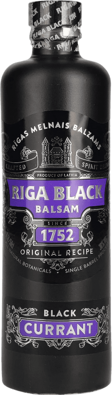 31,95 € Envio grátis | Licores Riga Black 1752 Original Letônia Garrafa Medium 50 cl Blackcurrant — Groselha Preta