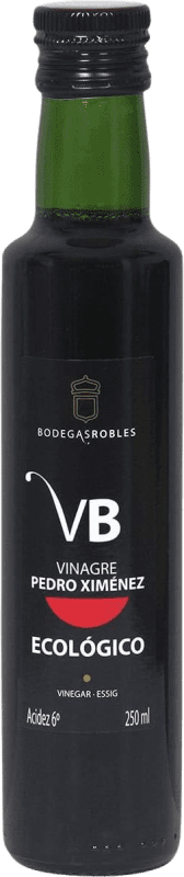 3,95 € Бесплатная доставка | Уксус Robles Дуб Испания Pedro Ximénez Маленькая бутылка 25 cl