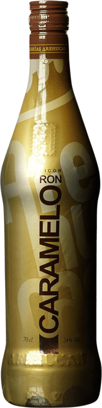 23,95 € Envío gratis | Ron Arehucas Caramelo Islas Canarias España Botella 70 cl