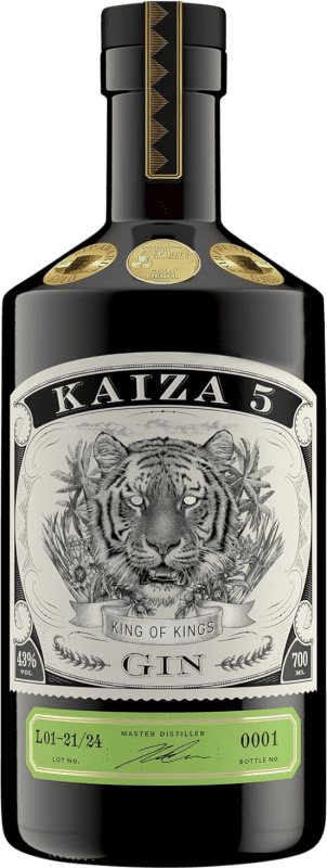 71,95 € Kostenloser Versand | Gin Kaiza 5 Südafrika Flasche 70 cl