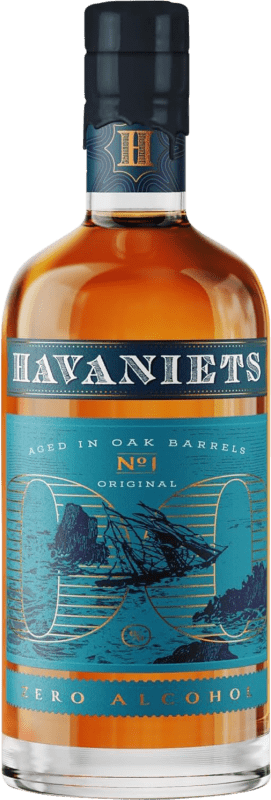 39,95 € Free Shipping | Rum Botaniets Havaniets Premium Barrel Belgium Medium Bottle 50 cl Alcohol-Free