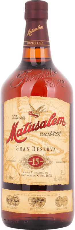 45,95 € Envío gratis | Ron Matusalem Solera Blender Gran Reserva República Dominicana Botella 1 L