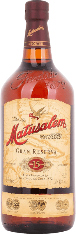 45,95 € Free Shipping | Rum Matusalem Solera Blender Grand Reserve Dominican Republic Bottle 1 L