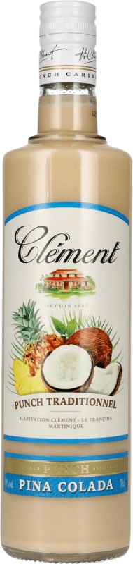 32,95 € Envío gratis | Schnapp Clément Punch Piña Colada Martinica Botella 70 cl