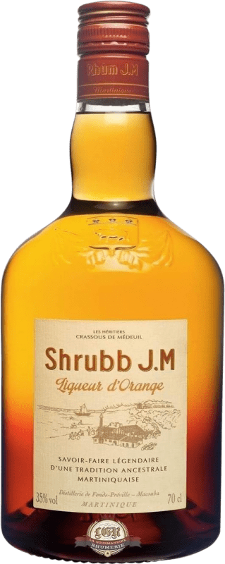 48,95 € Spedizione Gratuita | Rum Rhumerie JM Shrubb d'Orange Antille Olandesi Bottiglia 70 cl