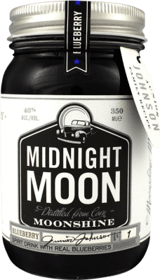 22,95 € 送料無料 | リキュール Midnight Moon Moonshine Blueberry アメリカ 3分の1リットルのボトル 35 cl