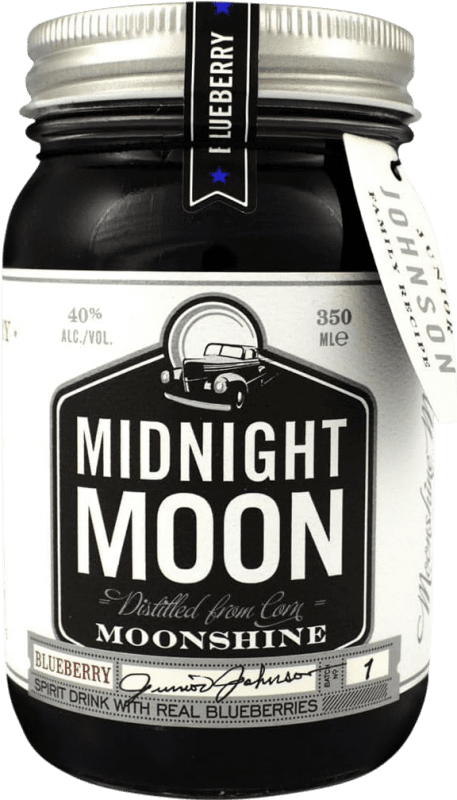 22,95 € 免费送货 | 利口酒 Midnight Moon Moonshine 美国 中号罐装 35 cl Blueberry — 蓝莓