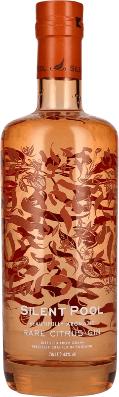 111,95 € Spedizione Gratuita | Genever Gin Silent Pool Rare — Esclusivo Regno Unito 70 cl Citrus — Agrumi