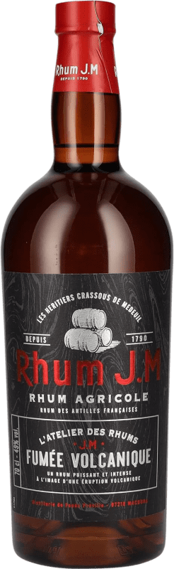 61,95 € Envio grátis | Rum Rhumerie JM Fumée Volcanique Agricole Antilhas holandesas Garrafa 70 cl