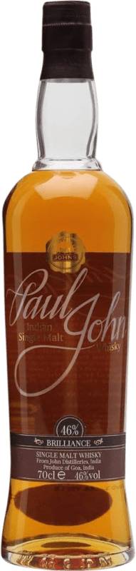 54,95 € Kostenloser Versand | Whiskey Single Malt Paul John Brilliance Indien Flasche 70 cl