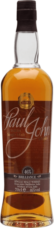 54,95 € Envío gratis | Whisky Single Malt Paul John Brilliance India Botella 70 cl