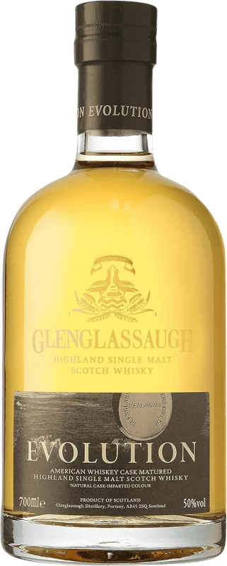 69,95 € Envío gratis | Whisky Single Malt Glenglassaugh Evolution Highlands Reino Unido Botella 70 cl