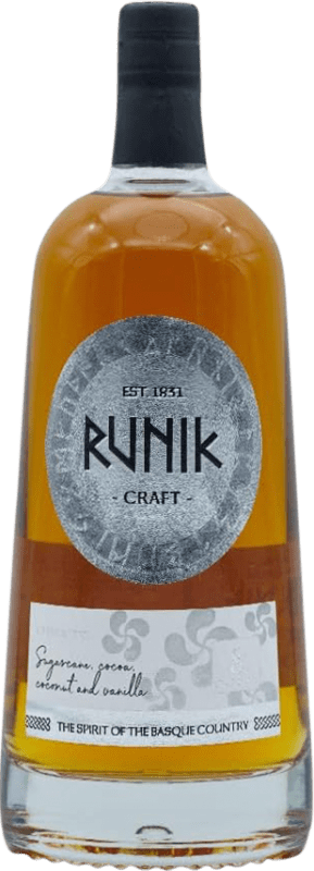 33,95 € Free Shipping | Rum Manuel Acha Runik Craft Basque Country Spain 8 Years Bottle 70 cl