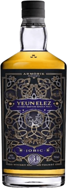 97,95 € 免费送货 | 威士忌单一麦芽威士忌 Armorik Yeun Elez Breton Jobic 法国 瓶子 70 cl