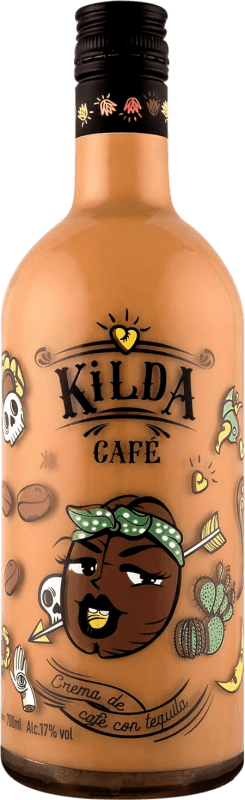 24,95 € Envío gratis | Crema de Licor Kilda Café con Tequila Reino Unido Botella 70 cl