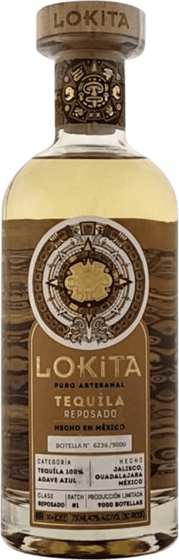 116,95 € Free Shipping | Tequila Lokita Artesanal — Artisanal Reposado Mexico 70 cl Ágave Azul — Blue Agave