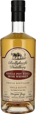 106,95 € Envio grátis | Whisky Single Malt Ballykeefe Single Pot Still Irlanda Garrafa 70 cl