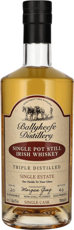 99,95 € Envío gratis | Whisky Single Malt Ballykeefe Single Pot Still Irlanda 70 cl