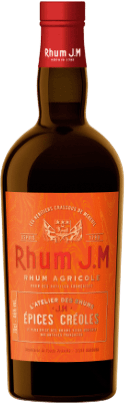 28,95 € Бесплатная доставка | Ром Rhumerie JM Agricole — Агрколь Нидерландские Антильские острова 70 cl Creole — Креольский, Épices — Специи
