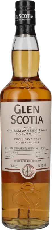 131,95 € Envio grátis | Whisky Blended Glen Scotia Exclusive Cask Reino Unido 8 Anos Garrafa 70 cl