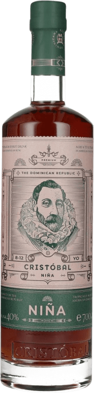 74,95 € Envío gratis | Ron Cristóbal Niña República Dominicana 70 cl