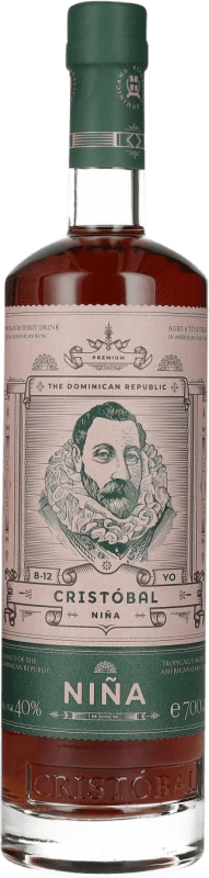 62,95 € Envío gratis | Ron Cristóbal Niña República Dominicana Botella 70 cl