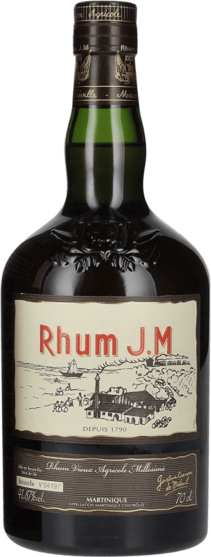 139,95 € 免费送货 | 朗姆酒 Rhumerie JM Vieux Agricole Millésimé 荷属安的列斯 瓶子 70 cl