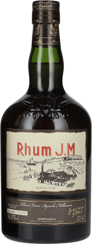 206,95 € Spedizione Gratuita | Rum Rhumerie JM Millésimé, Agricole — Agricolo Vieux — Invecchiato Antille Olandesi 70 cl