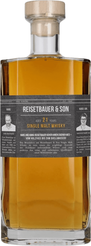 286,95 € Spedizione Gratuita | Whisky Single Malt Reisetbauer Austria 21 Anni Bottiglia 70 cl