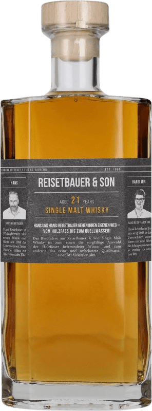 303,95 € Envío gratis | Whisky Single Malt Reisetbauer Austria 21 Años Botella 70 cl