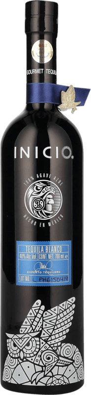 117,95 € Envío gratis | Tequila Inicio Azul Lechuza Blanco México Botella 70 cl