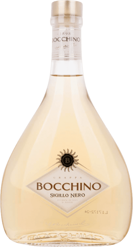 49,95 € Envio grátis | Aguardente Grappa Bocchino Sigillo Nero Itália Garrafa 70 cl