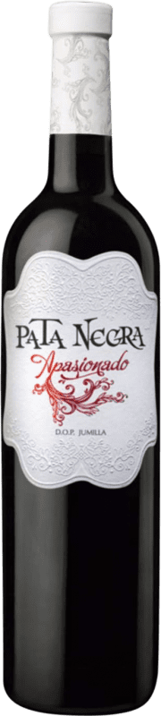 7,95 € Бесплатная доставка | Красное вино García Carrión Pata Negra Apasionado D.O. Jumilla Регион Мурсия Испания Syrah — Сира, Cabernet Sauvignon — Каберне Совиньон, Monastrell — Монастрель, Petit Verdot Бутылка 75 cl
