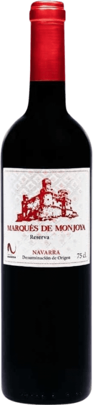 31,95 € Envío gratis | Vino tinto Marqués de Monjoya Olite Reserva Navarra España Botella 75 cl