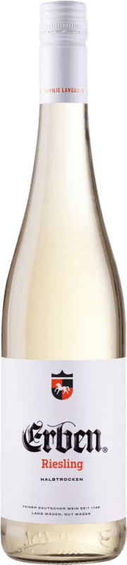 8,95 € Envio grátis | Vinho branco Langguth Blanco Semi-seco Semi-doce Alemanha Primitivo Garrafa 75 cl